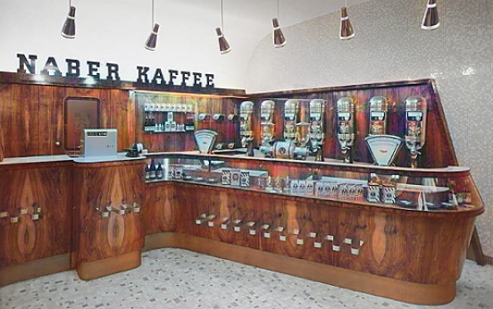 Der Naber-Verkaufsraum in der Laudongasse 69